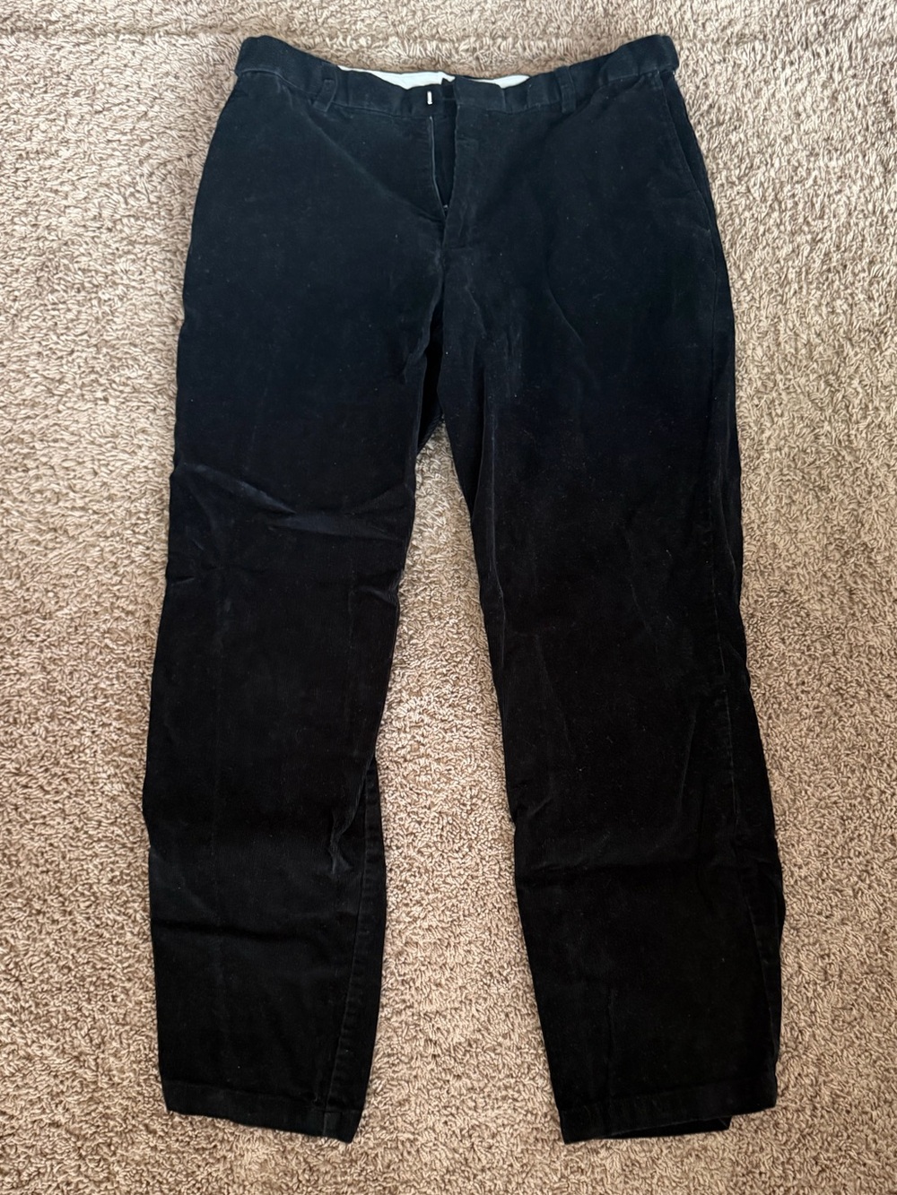 Dockers Black Corduroy Straight-Leg Pants